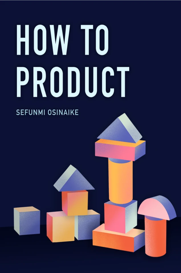 How to Product by Sefunmi Osinaike — book cover